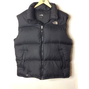 Men's Black Northface 700 Down Vest Size XXL